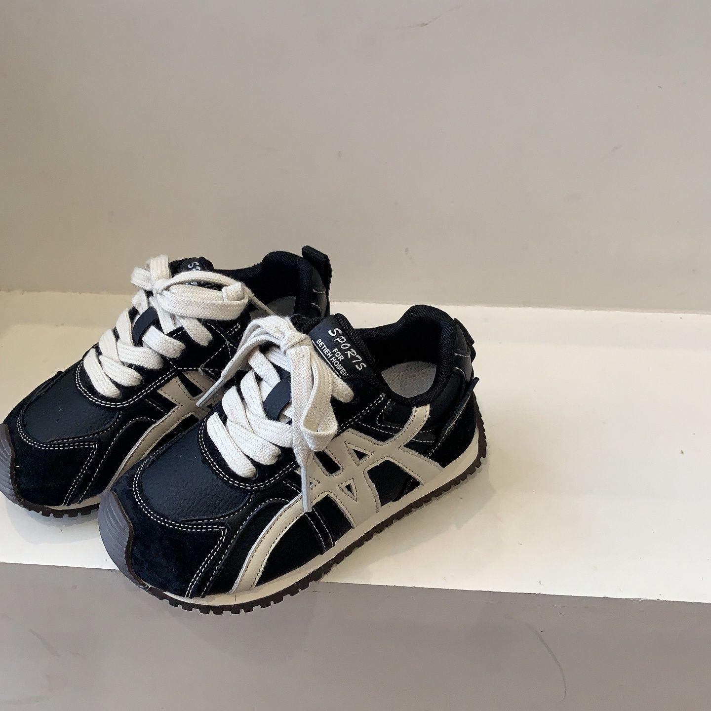 

Children s Lightweight Chunky Sneakers: Breathable Boys & Girls Running Shoes - Soft Sole for Autumn Size 27 - 17 cm чёрный