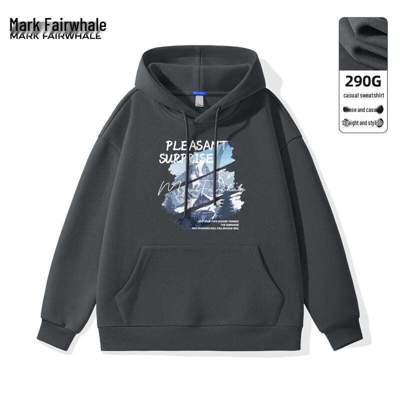 

Mark Fairwhale Men s Loose Fit Hooded Sweatshirt 3XL (198-220 lbs)