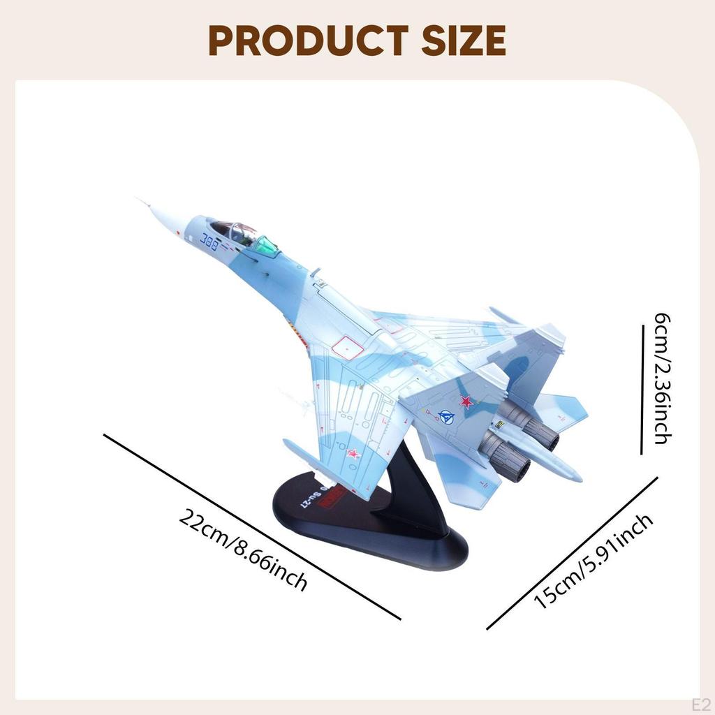 Fighter Model Aircraft Collectible Realistic Souvenir Tabletop Decoration Ornament for Office