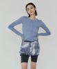 Debiweeo Sling Layered T-Shirt Devi-T0142-Blue