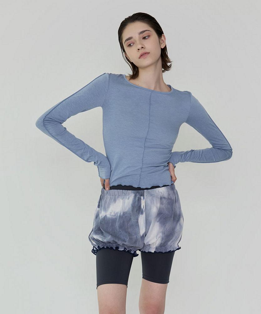 Debiweeo Sling Layered T-Shirt Devi-T0142-Blue