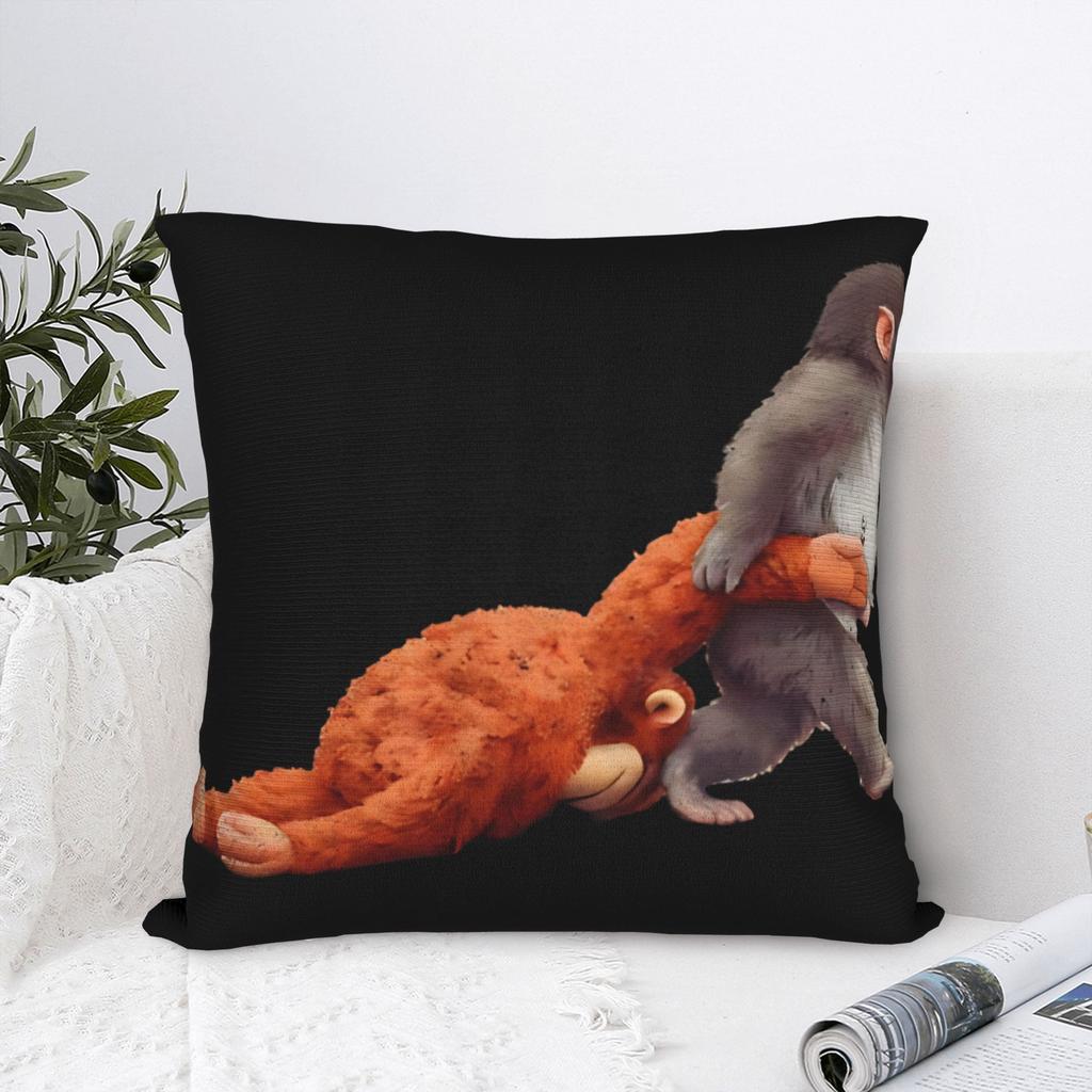 Pillow Cover Baby Punch Monkey Morden Pillow Case For Sofa Car Home Decor Pillowcases