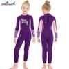 Girls Wetsuit Diving Suit 2.5MM Neoprene  Swimsuit  Long Sleeve  Surfing Jellyfish Clothing Swimwear for Cold Water