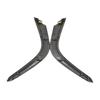 1Set Center Air Vents Chrome Trim Strip For Toyota Corolla Altis 2007-2013 Dashboard Lower+Upper Trim Cover Silver Grey