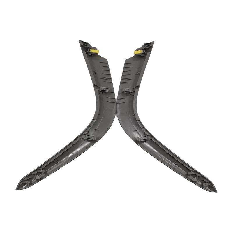 1Set Center Air Vents Chrome Trim Strip For Toyota Corolla Altis 2007-2013 Dashboard Lower+Upper Trim Cover Silver Grey