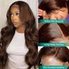 Front lace wig women's long straight hair wig full top chemical fiber free center parting headgear