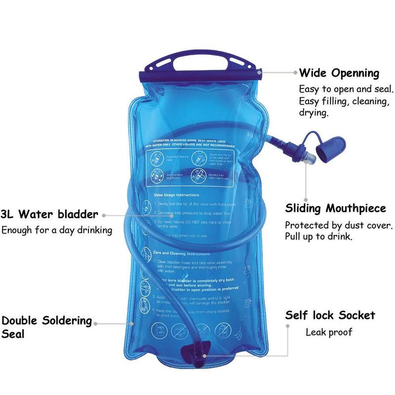 hydration reservoir for backpack