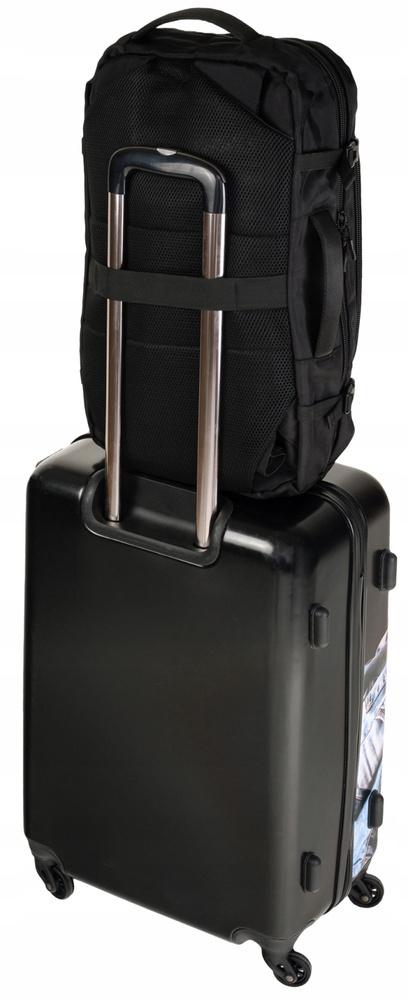 Backpack-travel Bag with Suitcase Holder — David Jones
