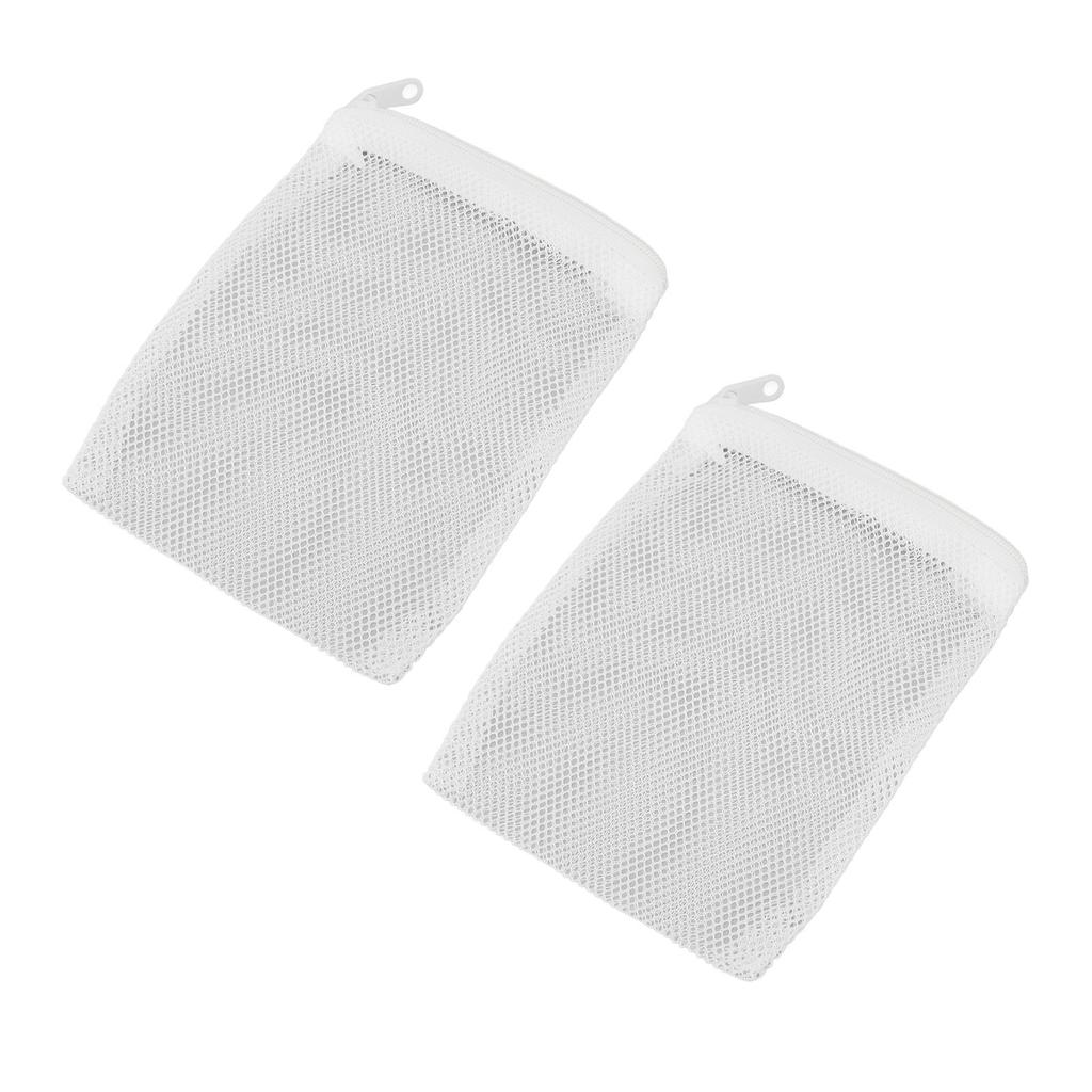 10pcs Aquarium Filter Media Bags Multipurpose Reusable Fine Mesh Filter Media Bags with Zipper for Filter Media