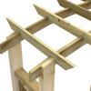 Vidaxl Gartenpergola mit Gitter, 110x60x210 cm, Kiefernholz
