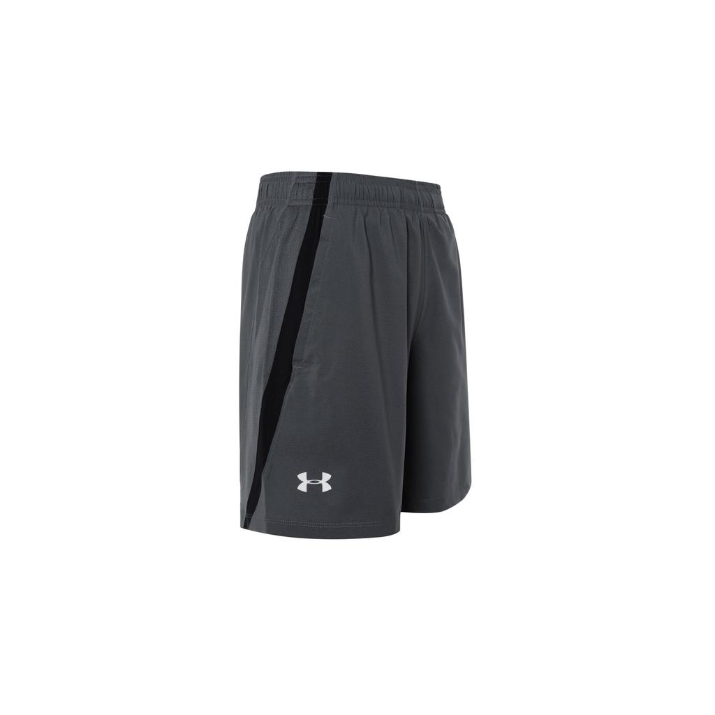 Under Armour Solid Color Lace-Up Casual Shorts Men Shorts Gray 1326572-012