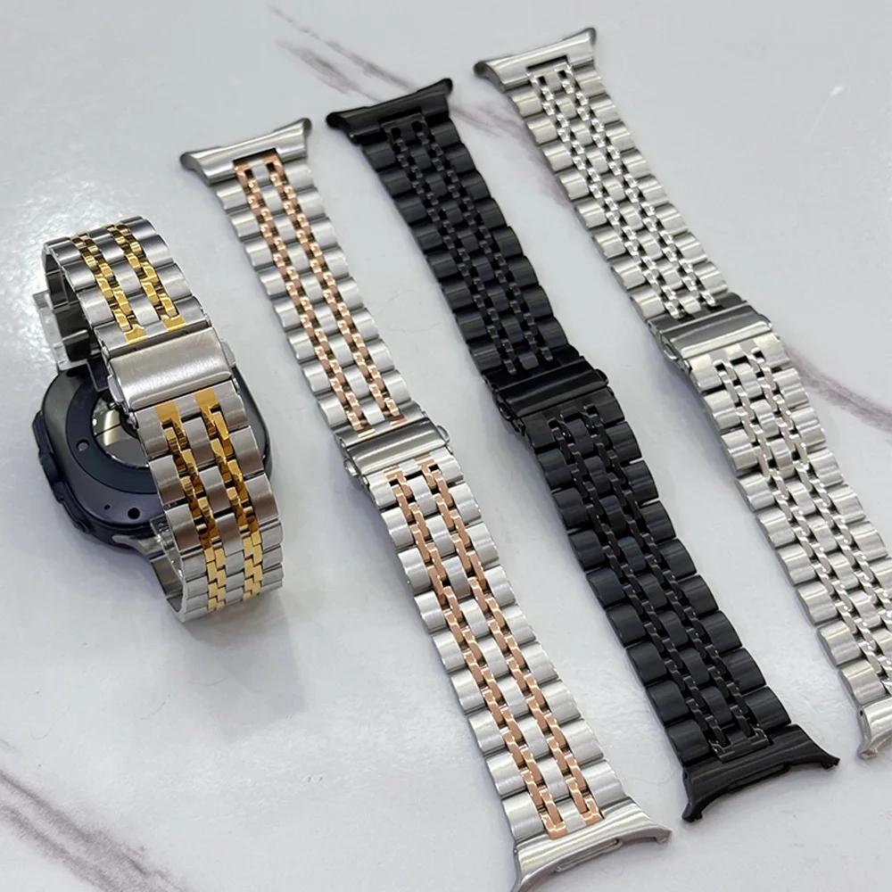 Stainless Steel Band For Samsung Galaxy Watch Ultra 47mm Watchband Galaxy Watch Ultra Strap Metal Bracelet Smartwatch Accessorie