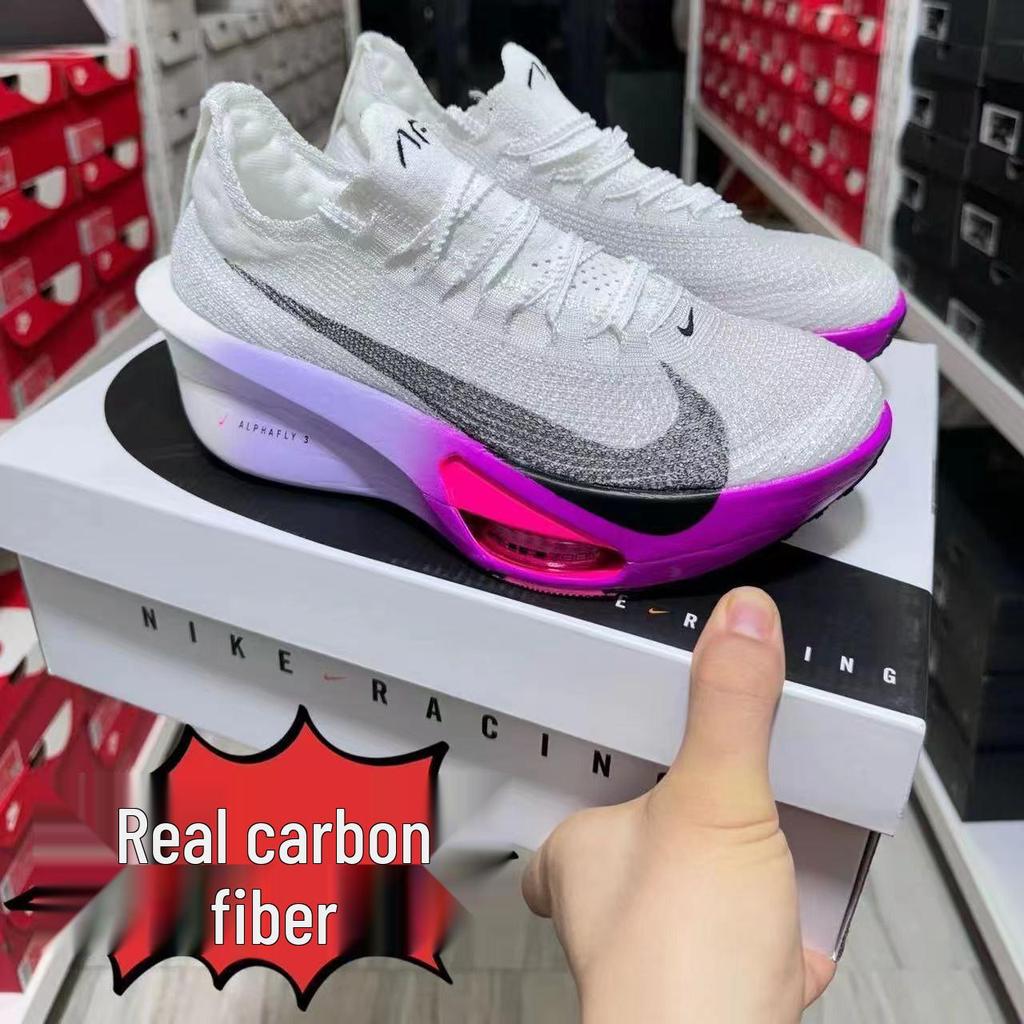 Pure Source Zoom Alphafly 3 Marathon Carbon Plate Air Cushion Running Shoes