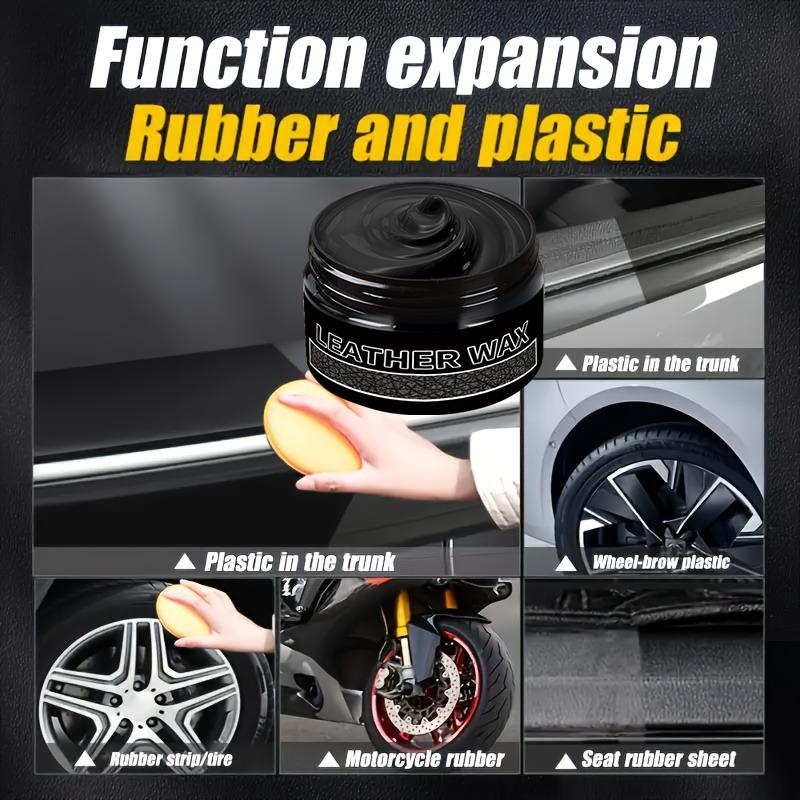 Multipurpose Automotive Plastic Repair Wax - Interior and Exterior Scratch Repair Polish with Long-Lasting Protection (2-3 Years