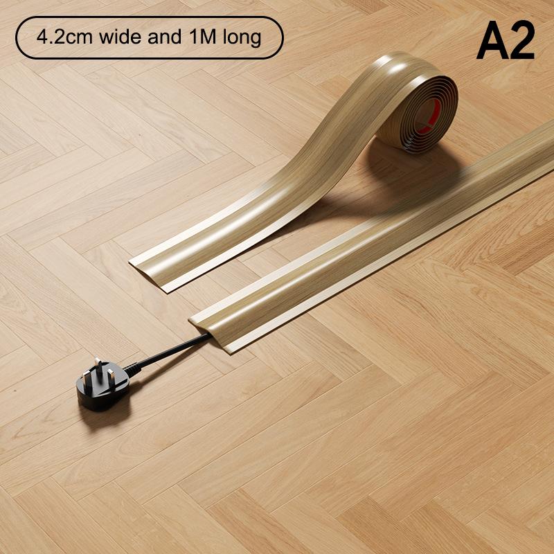 4,2/5,5M PVC-Kabelkabelabdeckung Boden für Kabel auf dem Boden Weiche Bodenkabelabdeckung Kabelverstecker Bodenkabelmanagement Kabelschutz