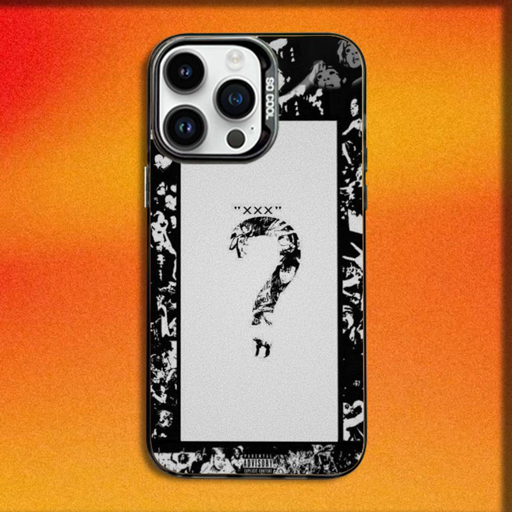 Rapper Singer X-XXXTENTACION Phone Case For iPhone 16,15,14,13,12,11,Mini,Pro,E,MAX Black Candy Matte Shockproof Cover