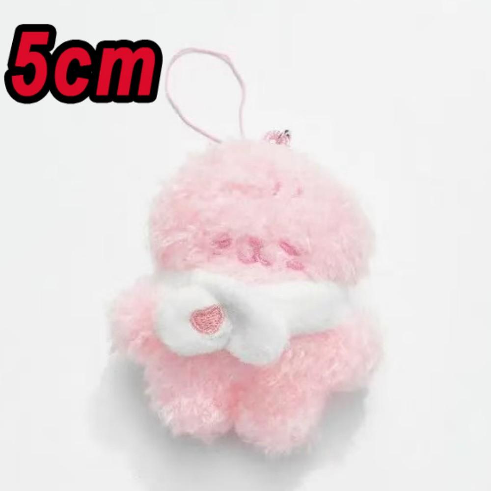 *5cm Straykids Mini Keychain Plush Doll Pendant FM Doll Creative Doll Bag Pendant Children's Fans Cute Gift