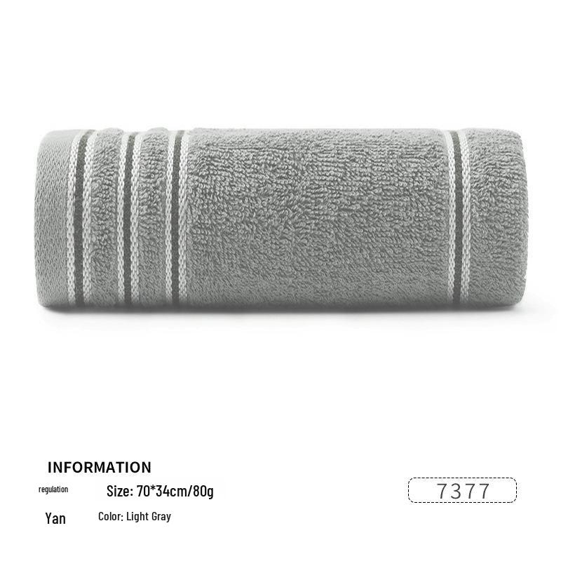 Jieliya Pure Cotton Lint-Free Towel for Facial Cleansing - Soft and Absorbent for Men and Women