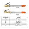 Inflator Pump Hose, Adapter with Locking Air Tyre Tire Air Hose,Inflatable Tube,Stainless Steel Inflation Hose