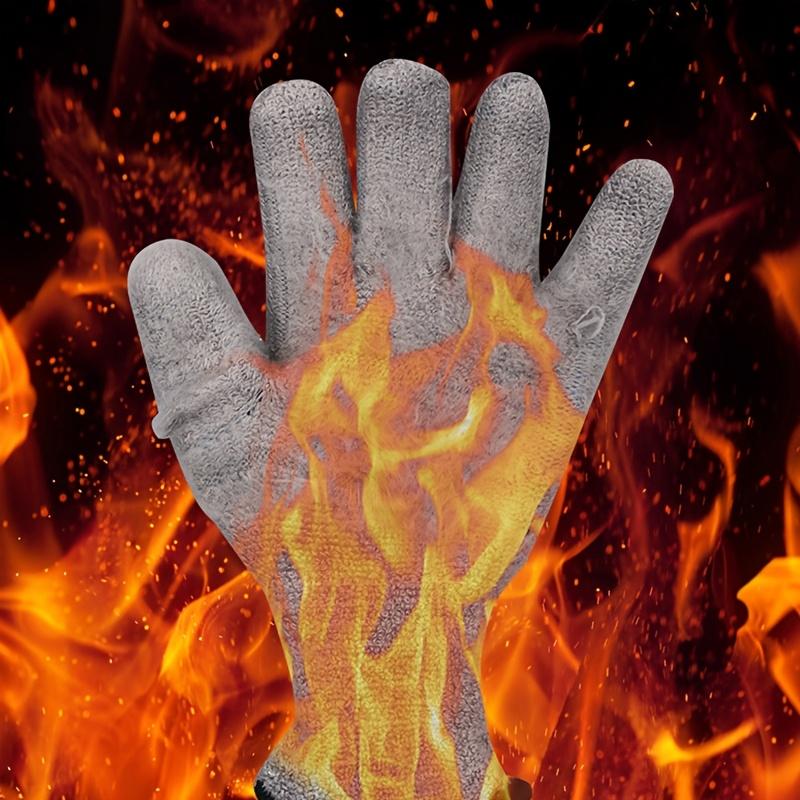 1 pair Thickened Cold-Resistant Blue Gloves | Anti-Low Temperature & Non-Slip Design Unisex Household Gloves,Cold Weather Gloves