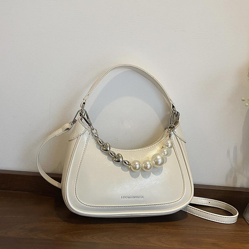 

High-end niche bag New female popular texture messenger bag Versatile single shoulder underarm small square bag