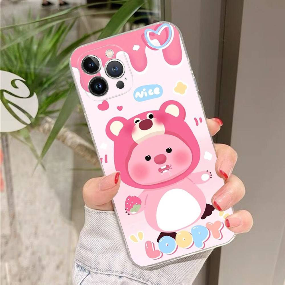 Korea Cartoon Loopy Phone Case For IPhone 16 15 14 11 12 13 Mini Pro XS Max Cover 6 7 8 Plus X Funda Shell