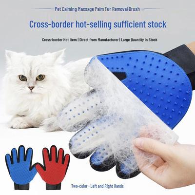 Katzen- und Hundepflegehandschuhe: Tierhaarentferner, Ausbürste, Streichelbürste