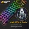 Endgame Gear Gaming Keyboard KB65HE Rapid Trigger Equipped with English Layout 68 Keys RGB Lighting EGG-KB65HE-GUS