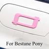 For Bestune Pony Front  Steering Wheel Hub Car  Modification Color Change Tail Letter Sticker Decorative Sticker