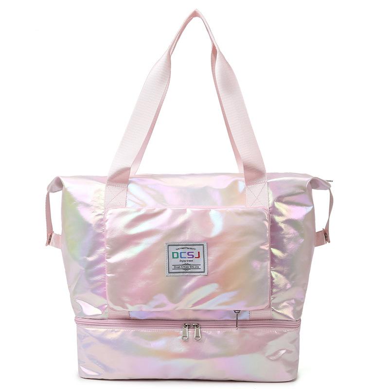 New Travel Bag Foldable Storage Bag Large-capacity Sports Yoga Fitness Bag Short-distance Business Trip Labor Bag