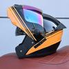 ORZ electric bicycle helmet ABS with double lenses, men's and women's four season open face helmet, riding helmet DOT
