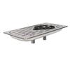 Glass Rinser Cup Washer Stainless Steel Automatic Sink Bottle Washing Equipment with Drain Drip Tray for Home Coffee