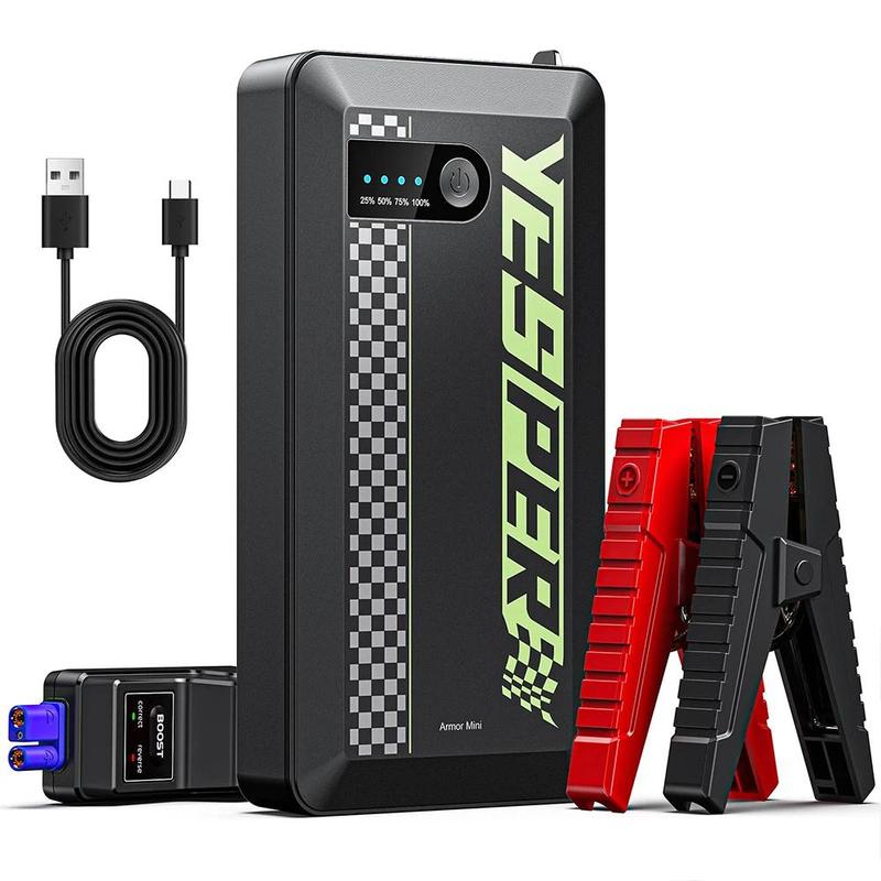 YESPER 1200A Car Jump Starter 0.70lbs, Portable Auto Battery Booster Pack, 12V Emergency Power Bank for Cars Trucks SUV