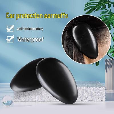 כיסויי אוזניים מגומי עמידים למים לרחצה, תספורת, צביעה והחלקה