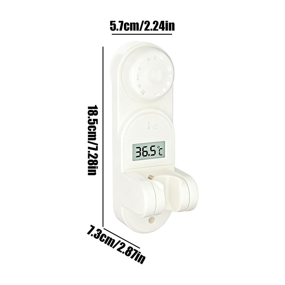 Držák na sprchovou hlavici Nastavitelný přísavný držák Sprchová tyč Nástěnný stojan Pro koupelnu Domácnost Obytný vůz Toaleta Byt Komerční