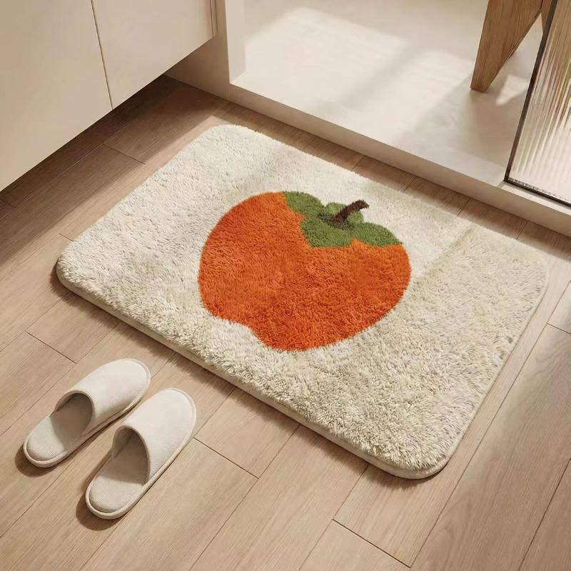 Imitation Cashmere Bathroom Floor Mat Toilet Toilet Toilet Door Absorbent Foot Mat Household Quick-drying Carpet