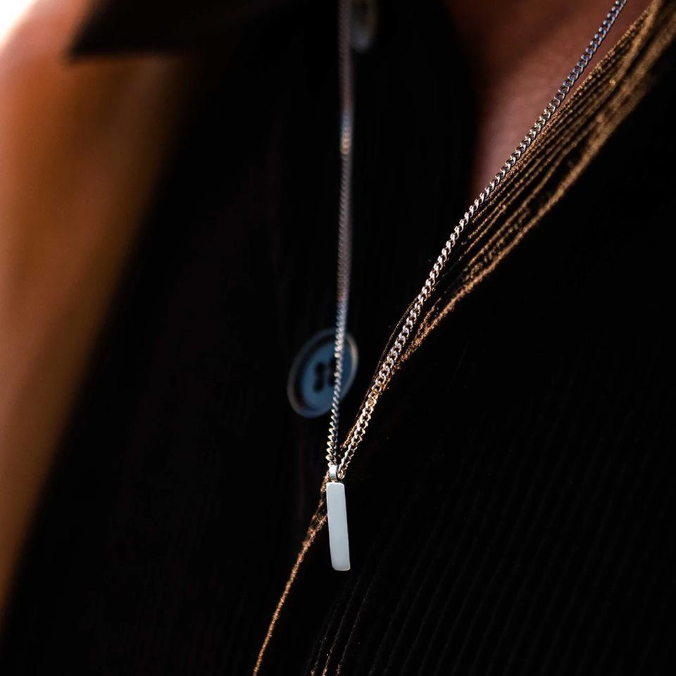 European-American Bohemian Style Cuban Chain Necklace: Simple, Fashionable, Luxurious Clavicle Accessory