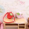 1/12 Doll Strawberry Crossbody Bag Shoulder Bag Doll Fashion Clothes Accessories Dollhouse Decoration Pretend Play Toy