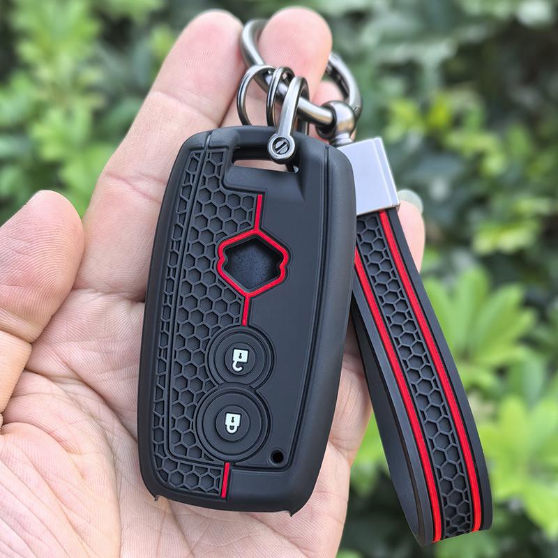 2 Button Silicone For Suzuki Swift Grand Vitara SX4 Scorss XL-7 Skin Holder Protector Car Remote Key Fob Shell Cover Case