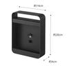 Yamazaki Jitsugyo 5849 Mosquito Coil Stand with Handle Black W14 x D4 x H20cm Tower Portable Gardening Camping Outdoor Insect Repellent Case Approx.