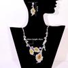 ASNORA Unique Flower Design Necklace Fashion Bridal Wedding Cubic Zirconia For Women Classic Party Jewelry Sets for Women