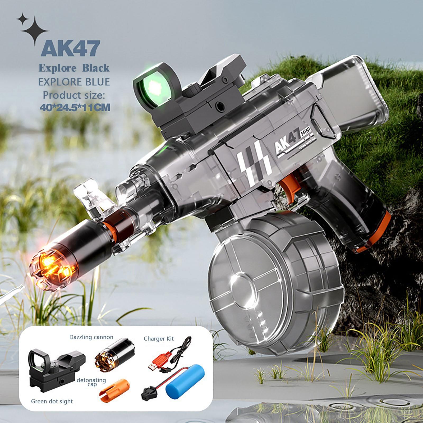 

Водная игрушка Большая емкость Холодная вспышка Светильник Связь Самовсасывающий Вода Электрический Взрыв Вода One Size