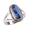 Natural Kyanite Gemstone Handmade 925 Solid Sterling Silver Gift Ring S.8 E5q75