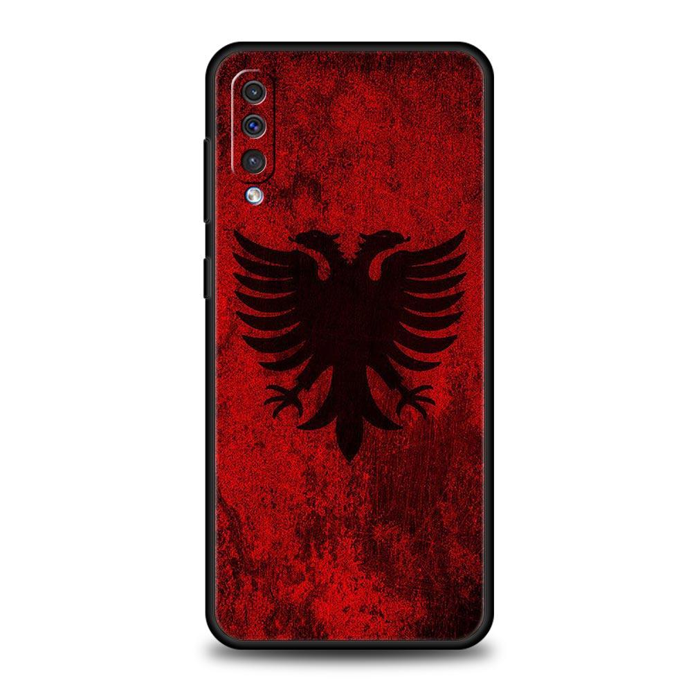 Albania Albanians Flag Phone Case For Samsung A52 A14 A50 A70 A10 A30 A40 A20S A20E A02S A12 A22 A34 A42 A32 5G A54 A04s Cover