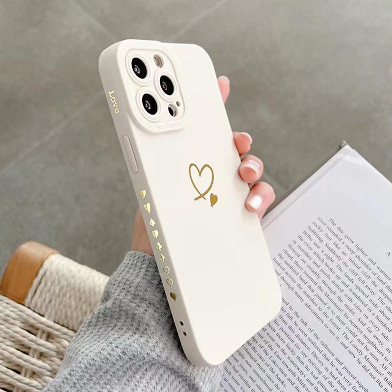 Love Heart Soft Silicone Case For  Redmi Note 13 12 Turbo 11 Pro Plus 5G 12S 11S 10S 9S 10 Pro Max Redmi 13C 12C Cover