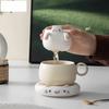 Niedliche Glückskatze Teetasse Teetasse Keramik Teeabtrennung Kreative Kaffeetasse Herren- und Damen-Wasserbecher Geschenk