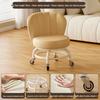 Children's Rotating Stool with Backrest and Silent Wheels