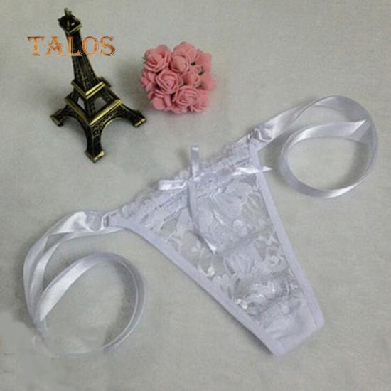 Talos Women's Sexy Lace Thongs G-string V-string Panty Knickers Lingerie See Through Underwear