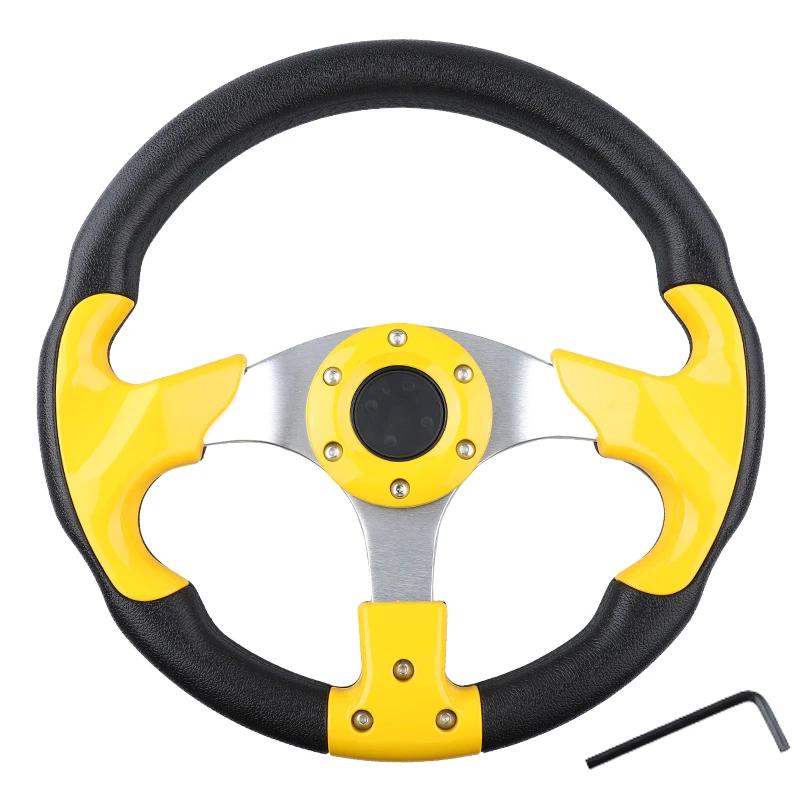 Racing Style 320mm 13 Inch Steering Wheel for YAMAHA Golf Cart EZGO Car Accessories