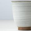 Saikaitoki Hasami Ware Tea Cup Large Earthenware White Made Japan 74036